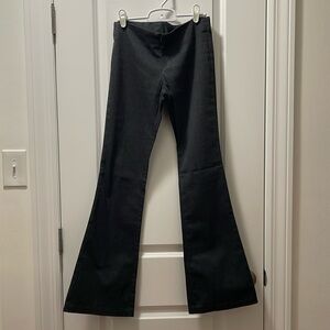 Forever 21 dark gray slim flare pants